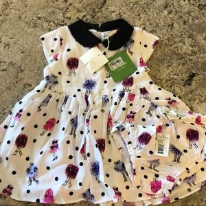Kate Spade Infant Dress & Diaper Cover